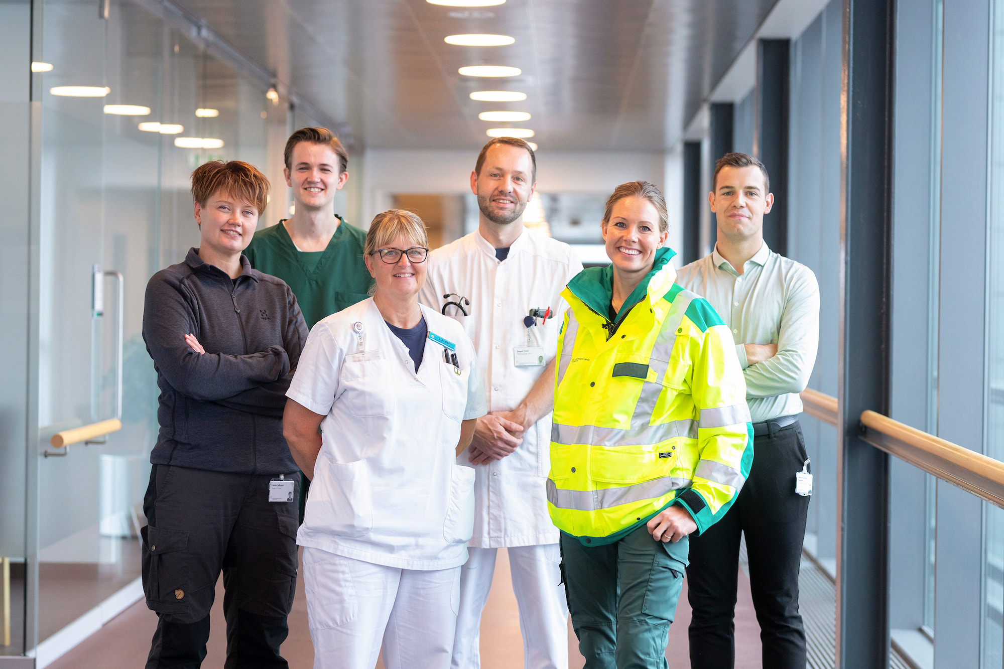 De forskellige faggrupper i Region Nordjylland